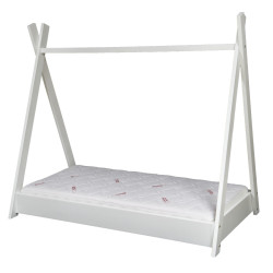 Zestaw materac STANDARD+łóżko namiot tipi skandynawskie 160x80cm